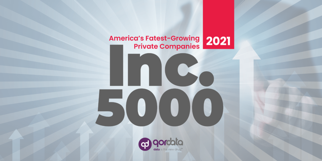 qordata Ranks 1351st on 2021 Inc. 5000