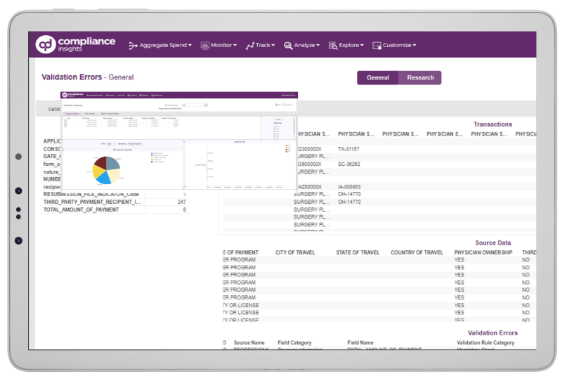 Automated checks for outliers and anomalies before CMS submission